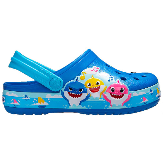 Crocs Kids' Baby Shark Band Toddler Funlab Clog